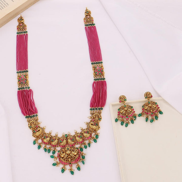 Bhavika Nagas Long Necklace Set