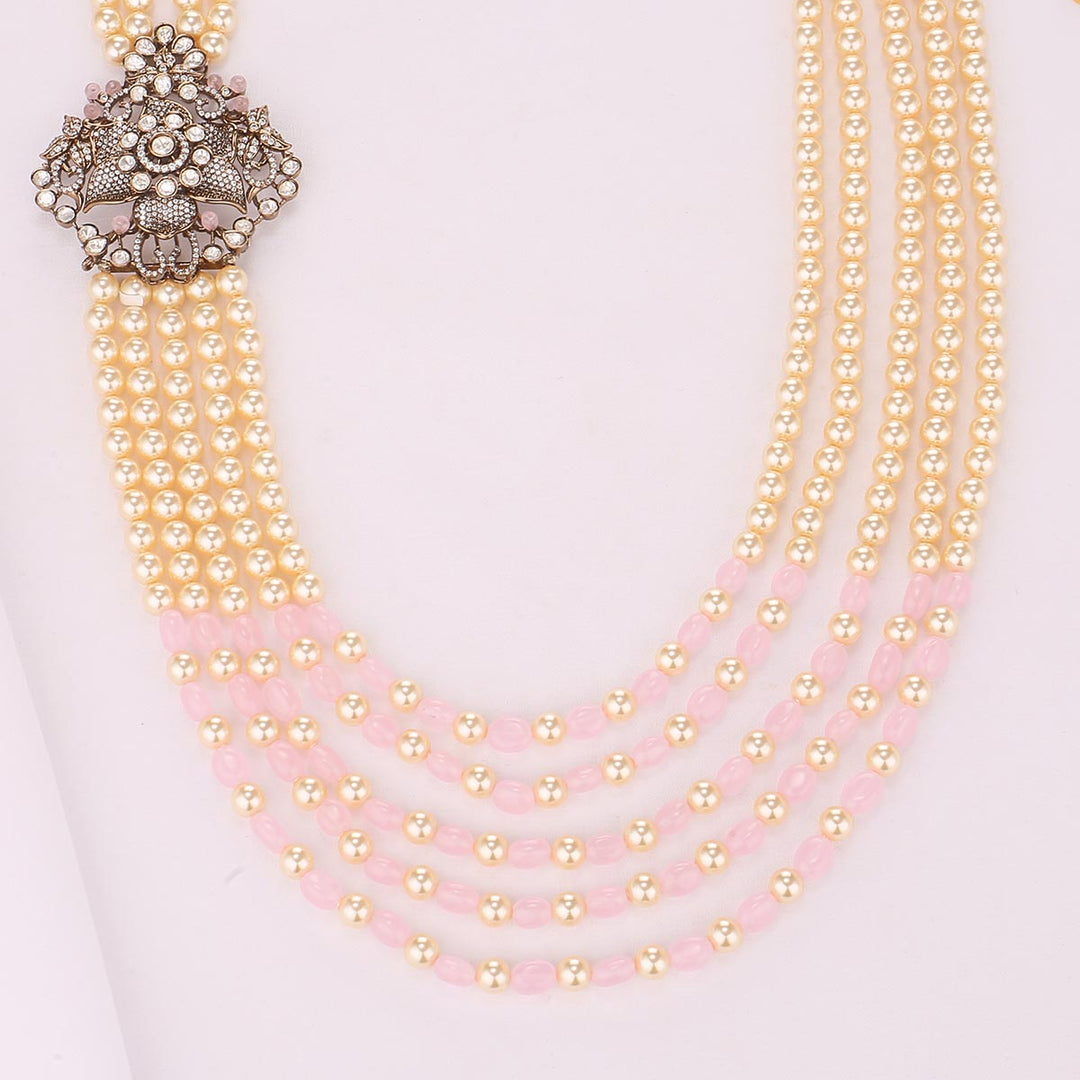 Chic Glow Victorian Long Necklace Set