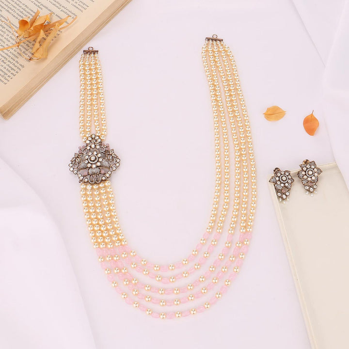 Chic Glow Victorian Long Necklace Set
