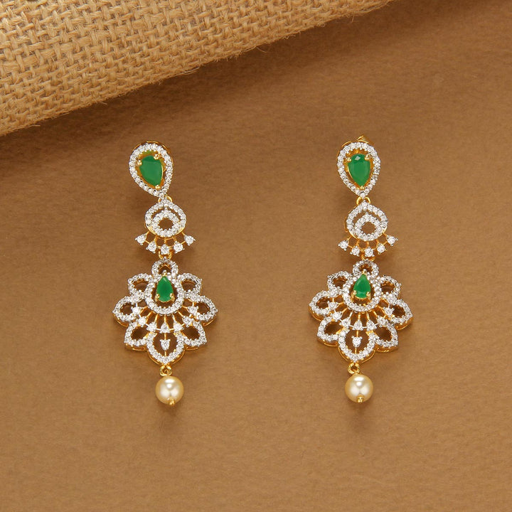 Glitering  Avikam Long Necklace Set