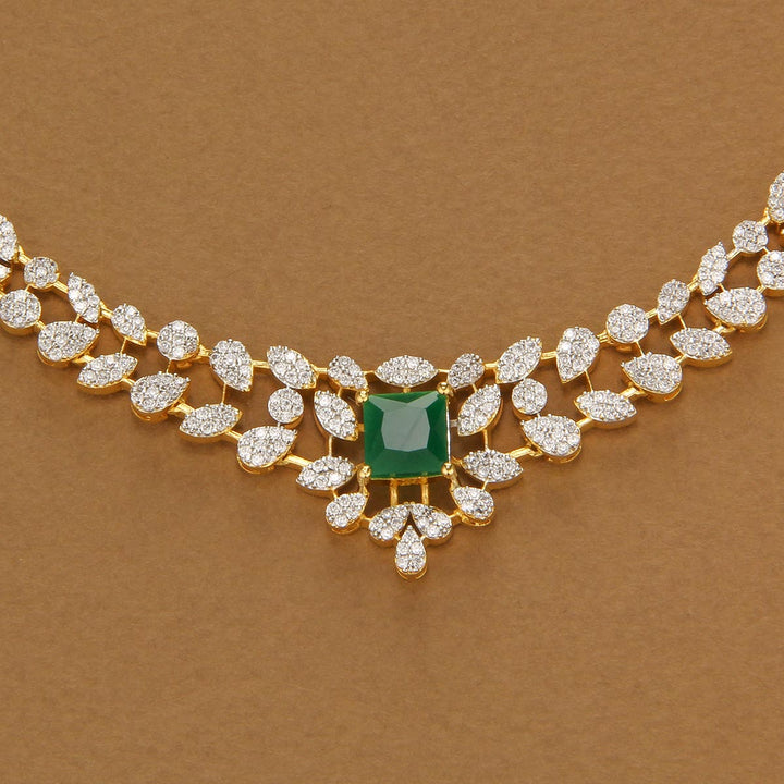 Cerlin Diamond Short Necklace Set