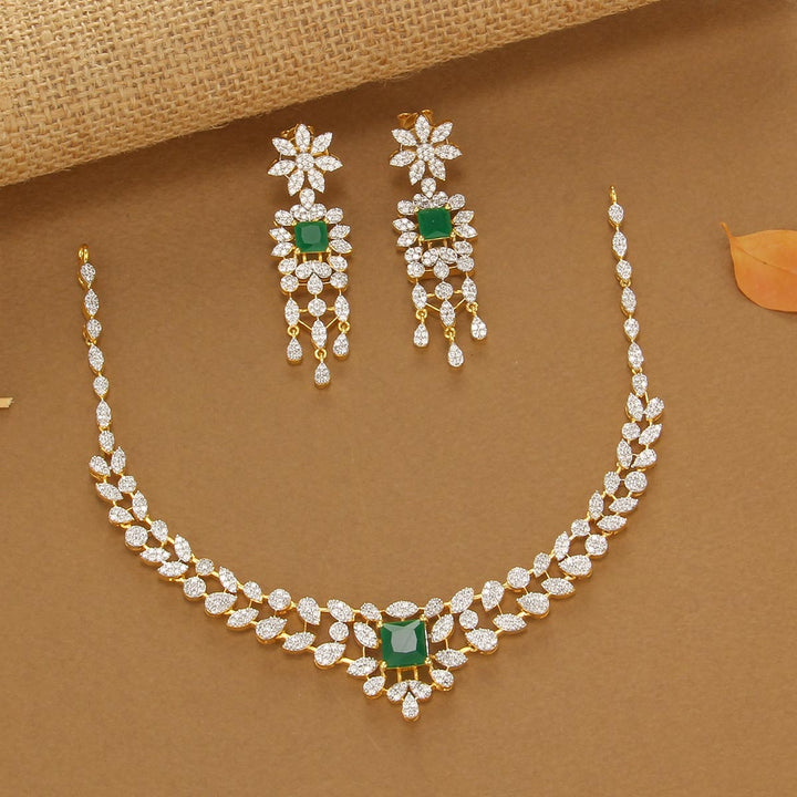 Cerlin Diamond Short Necklace Set