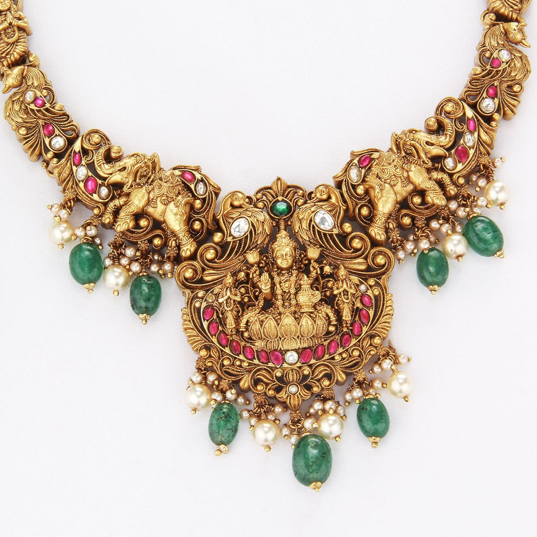 Aathika Nagas Short Necklace