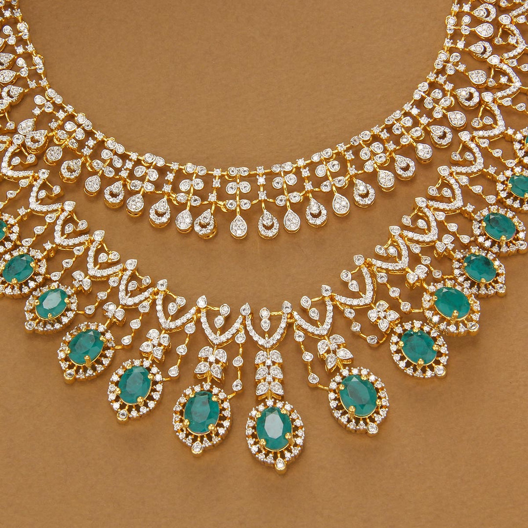 Cerlin Diamond Design Necklace