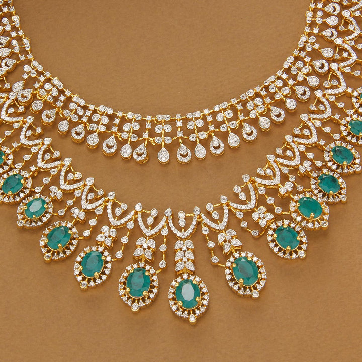Cerlin Diamond Design Necklace
