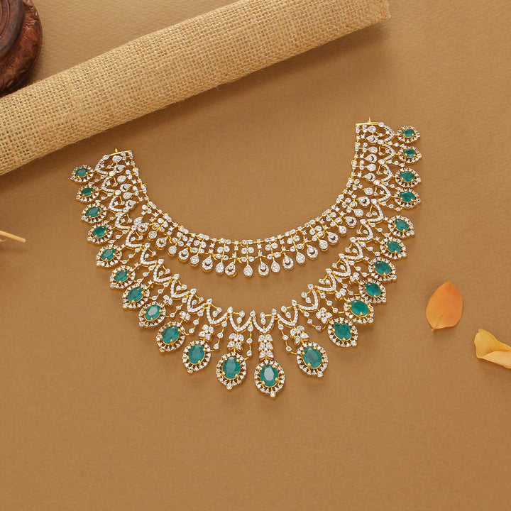 Cerlin Diamond Design Necklace