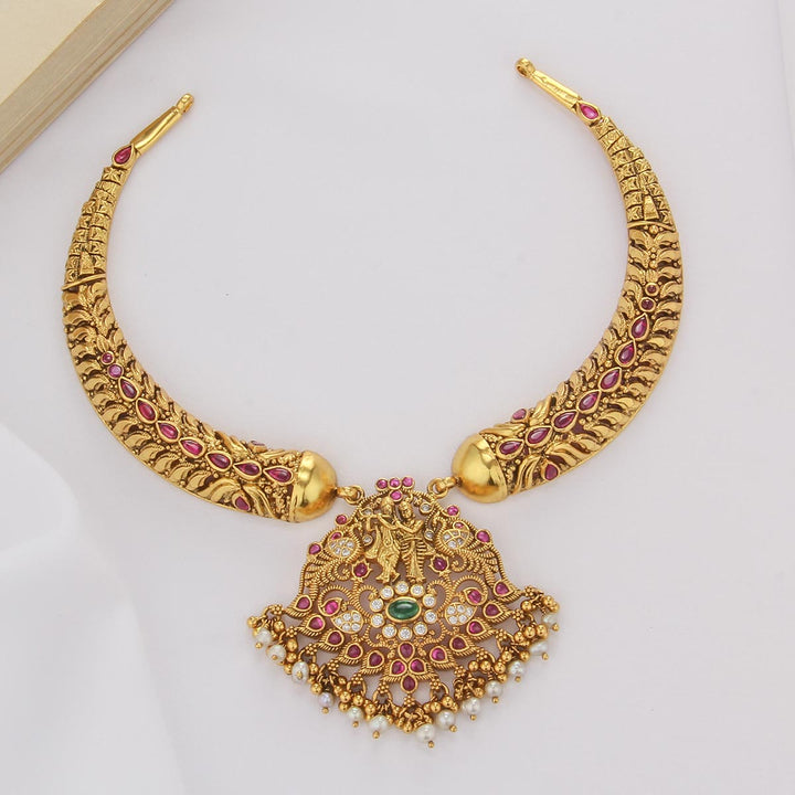 Lathikha Nagas Short Necklace