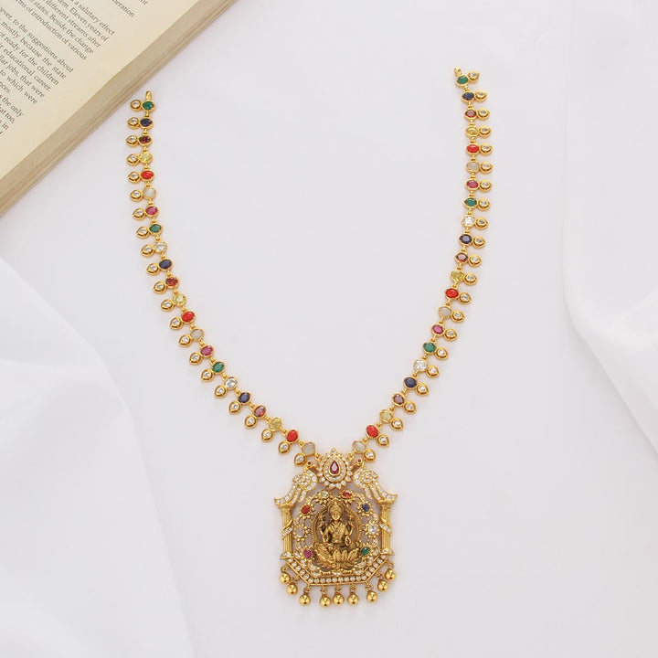 Multi Charm Long Necklace