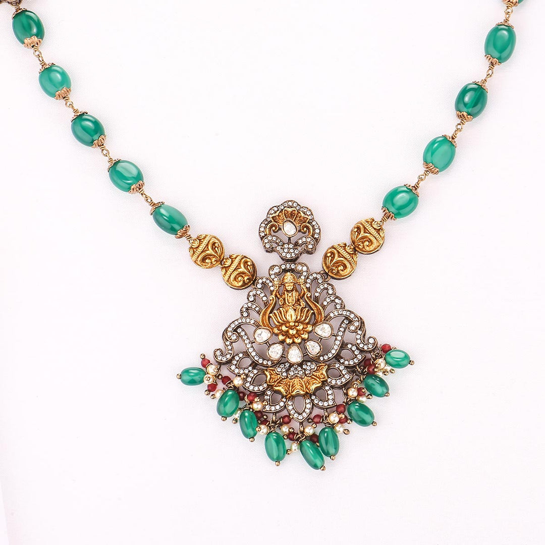 Pragathi Victorian Long Necklace Set