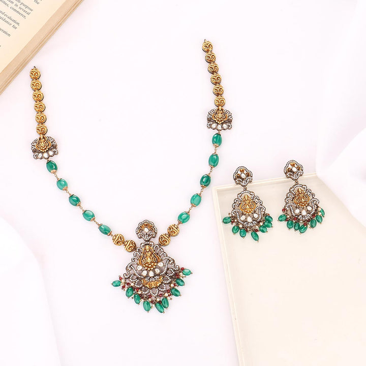 Pragathi Victorian Long Necklace Set