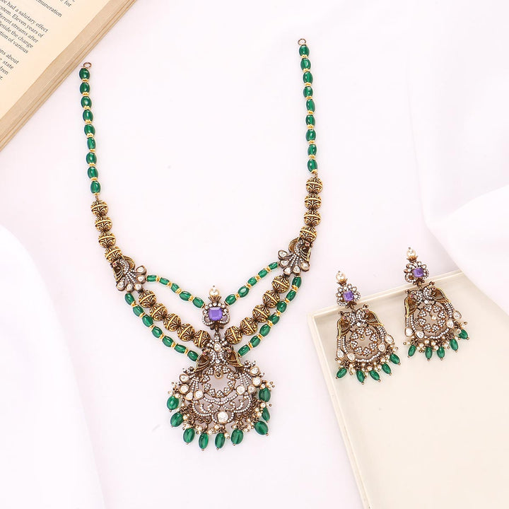 Vianika Victorian Long Necklace Set