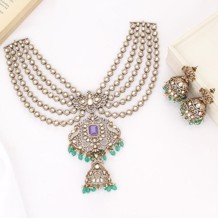 Exquisite Victorian Long Necklace Set