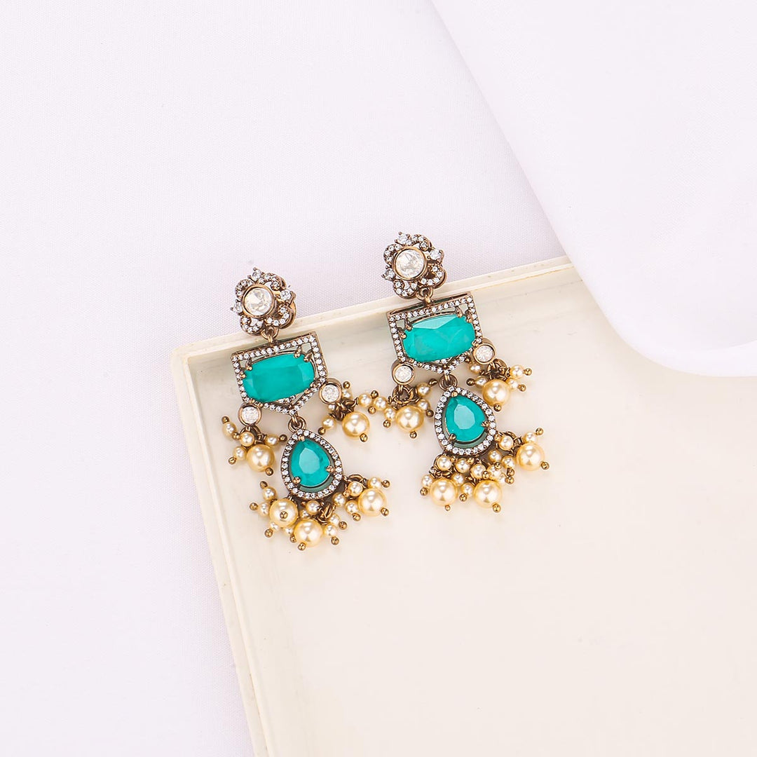 Charvitha Victorian Long Necklace Set