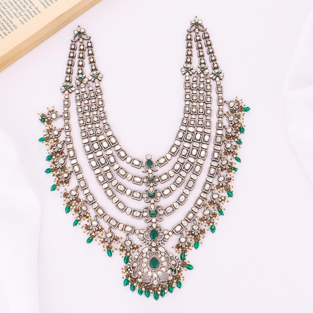 Multi-Layer Victorian Long Necklace Set