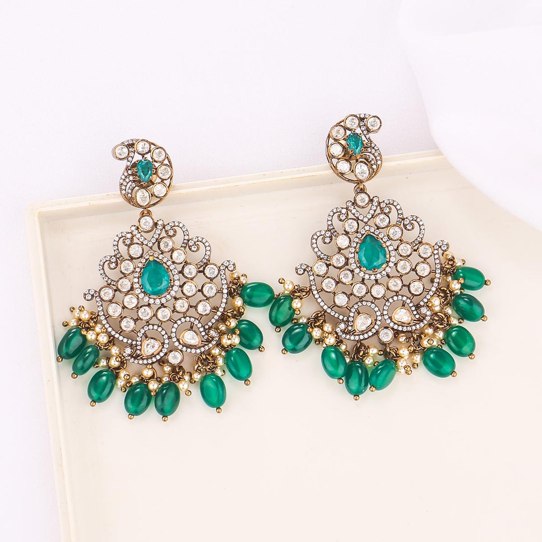 Dhanvika Victorian Long Necklace Set