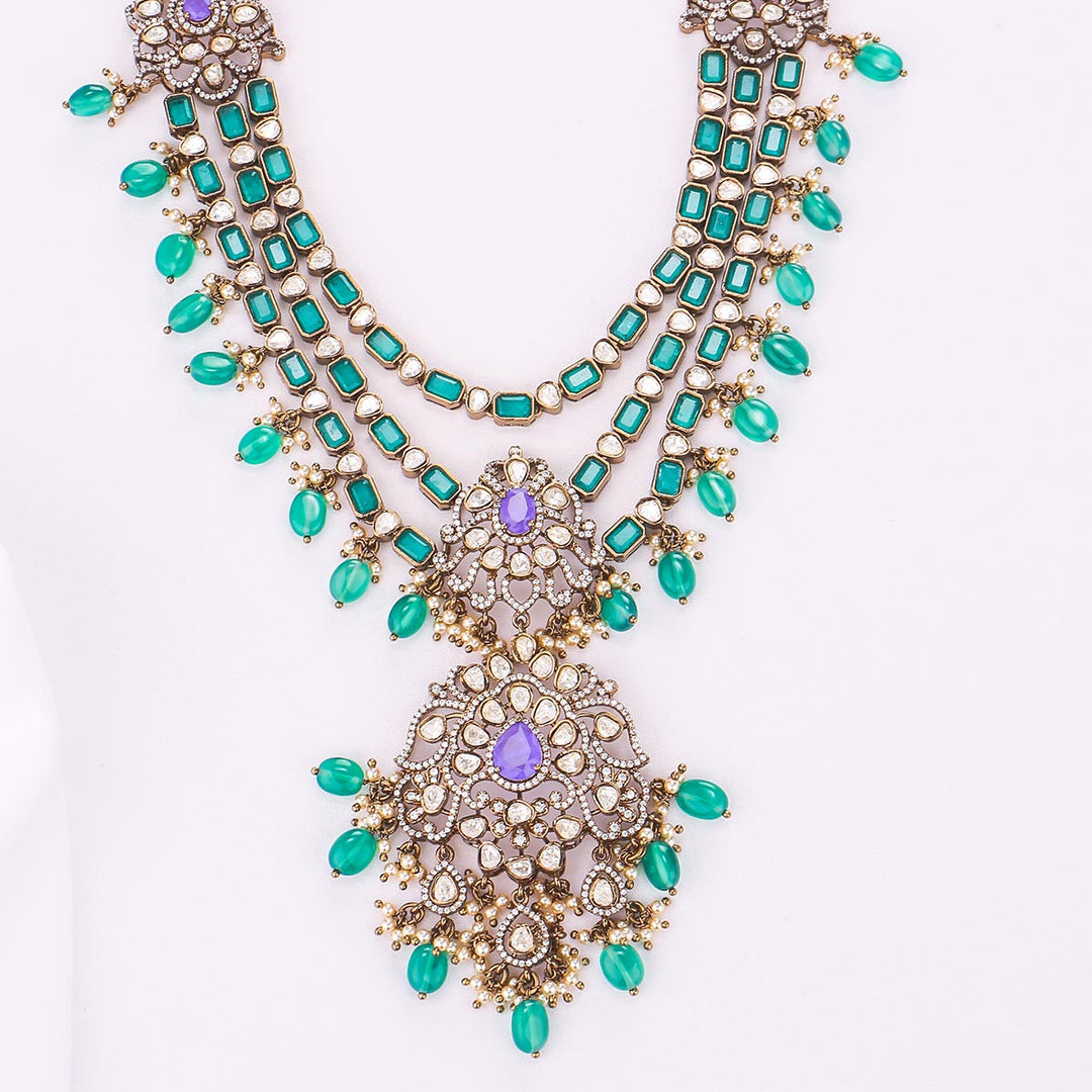 Vithisha Victorian Long Necklace Set