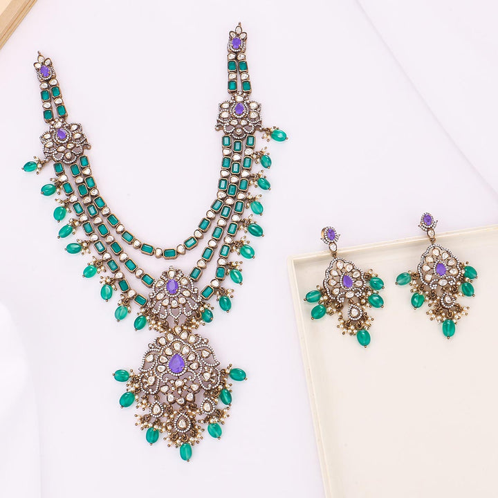 Vithisha Victorian Long Necklace Set