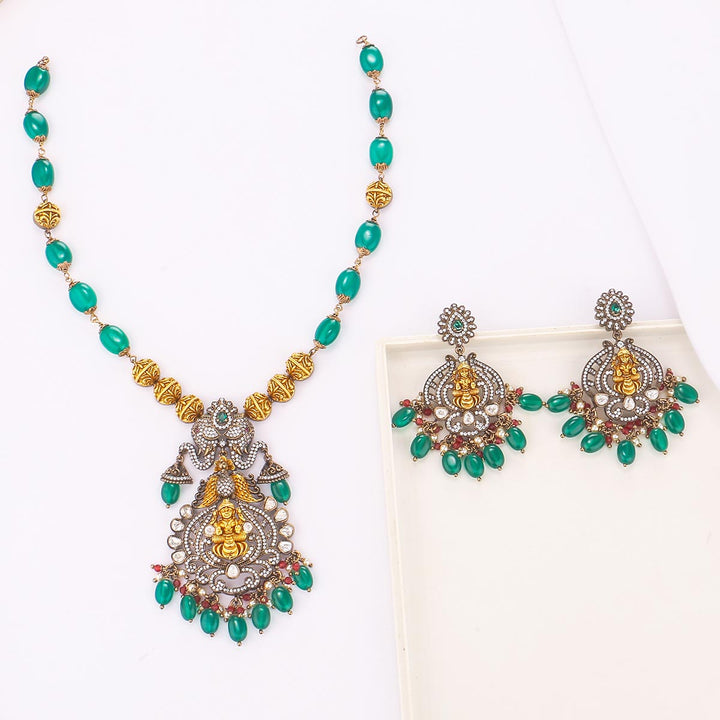 Ananya Victorian Long Necklace Set
