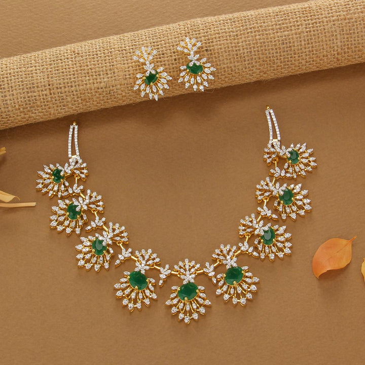 Mithra Avikam Short Necklace Set