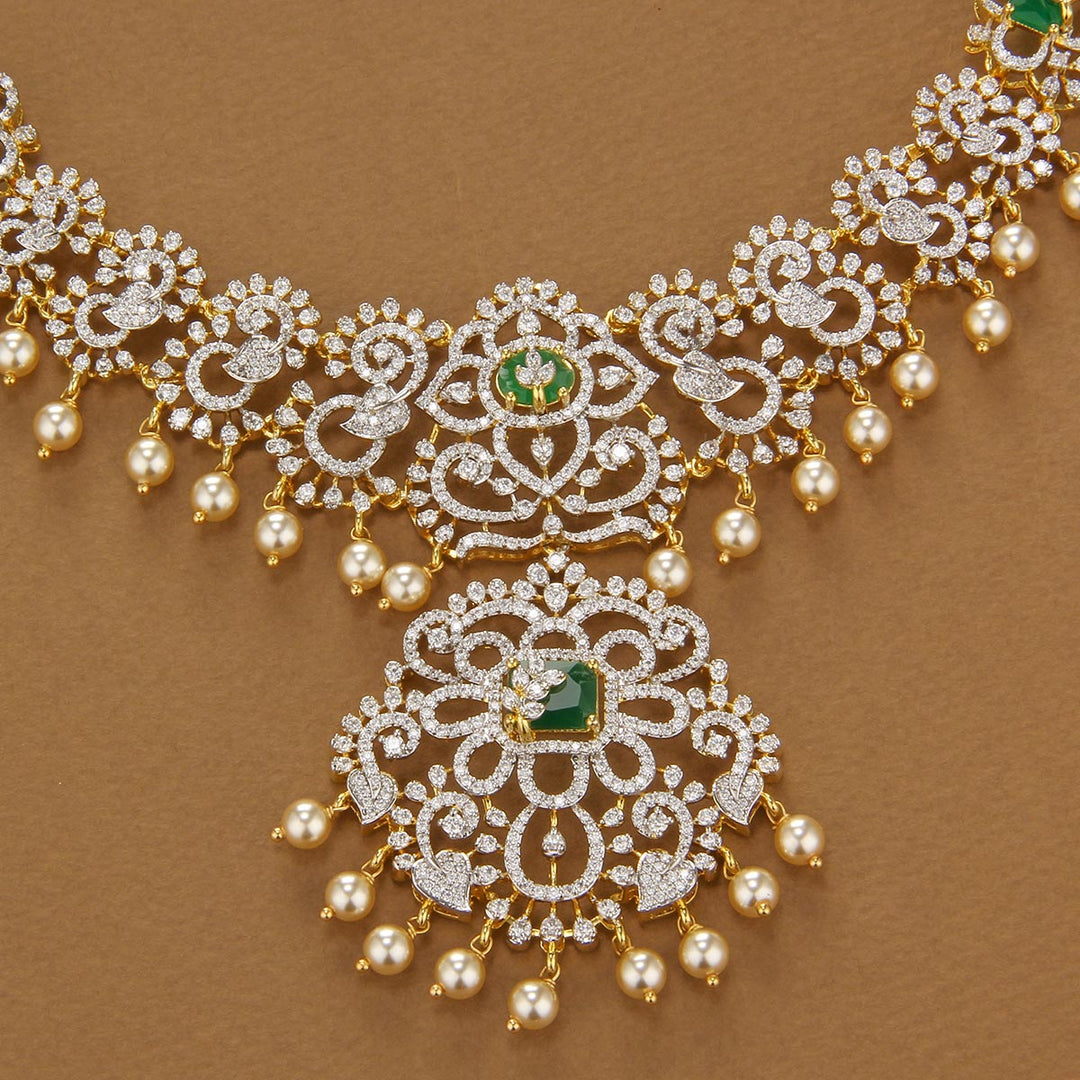 Rihaana Avikam Short Necklace Set