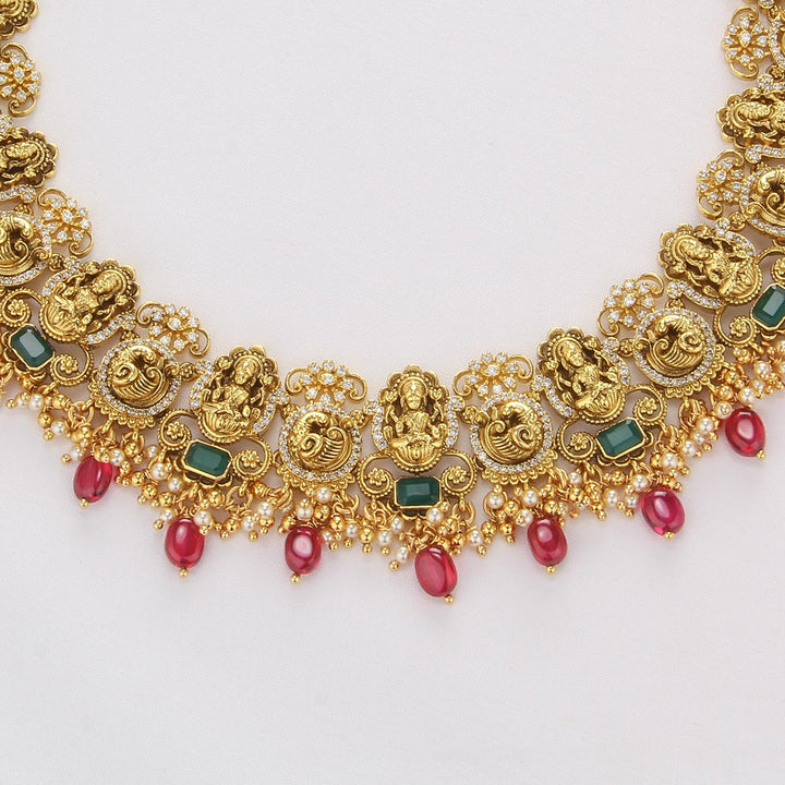 Golden Aura Nagas Short Necklace Set