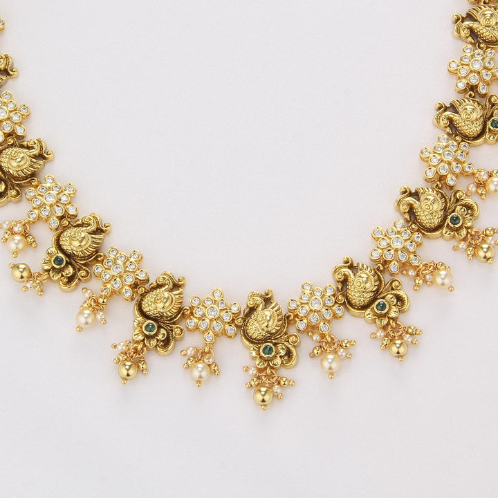 Dazzle Stone Short Necklace Set