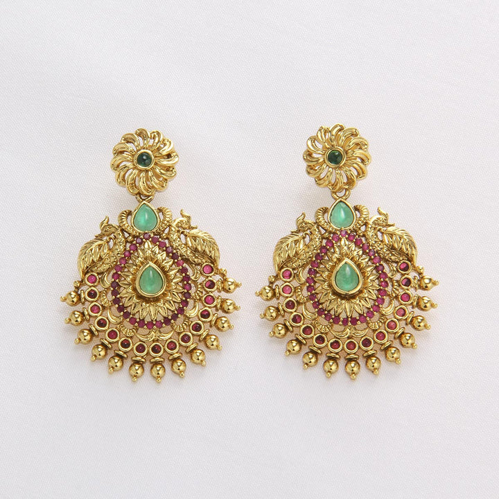 Amrutha Charm Long Necklace Set