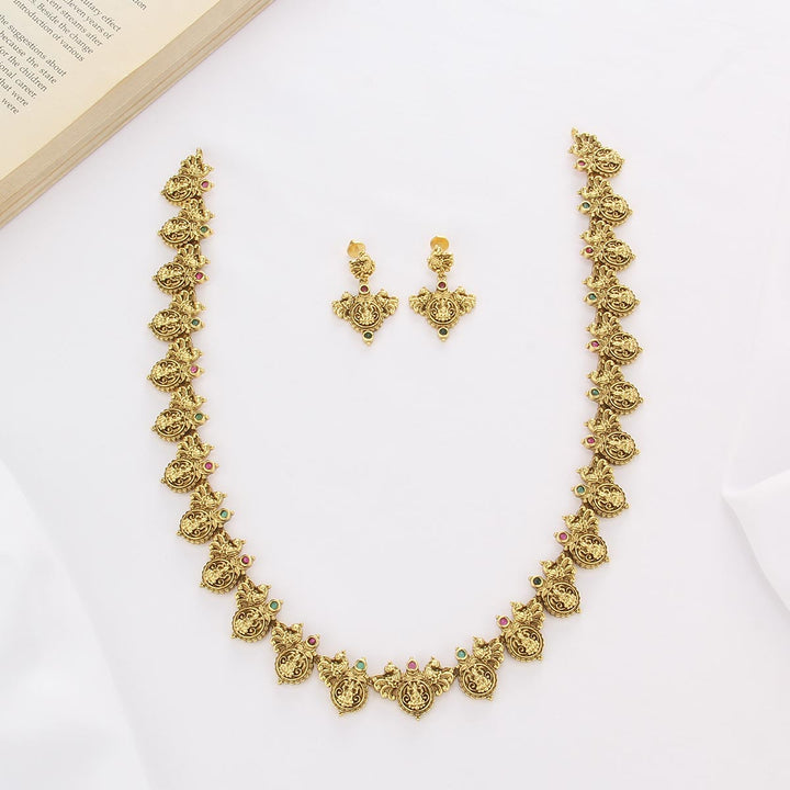 Eternal Glow Long Necklace Set