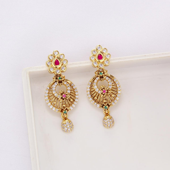 Trendy Stone Long Necklace Set