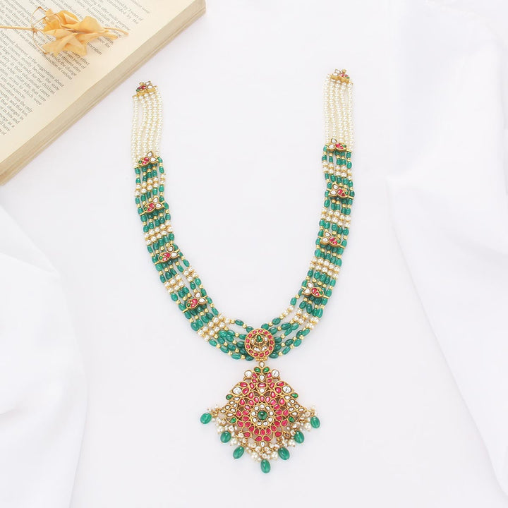Lekshya Kundan Long Necklace
