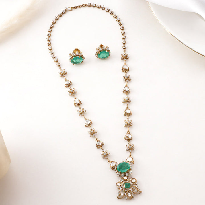 Chic Shine Victorian Long Necklace set