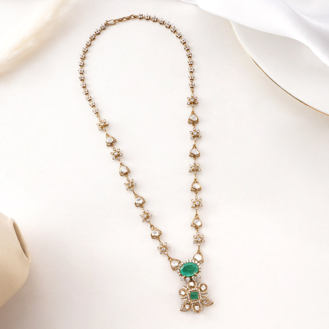 Chic Shine Victorian Long Necklace set