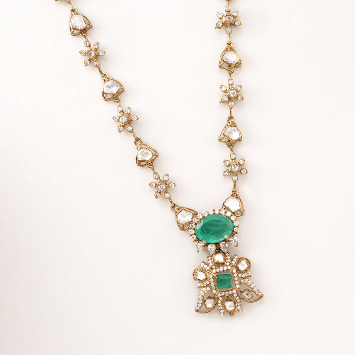 Chic Shine Victorian Long Necklace set