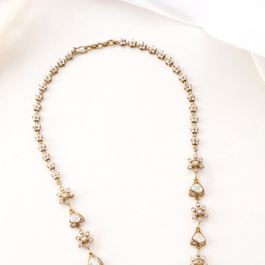 Chic Shine Victorian Long Necklace set