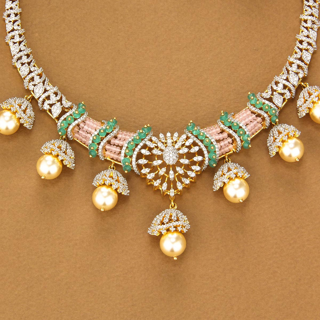 Mesmerizing Avikam Short Necklace Set