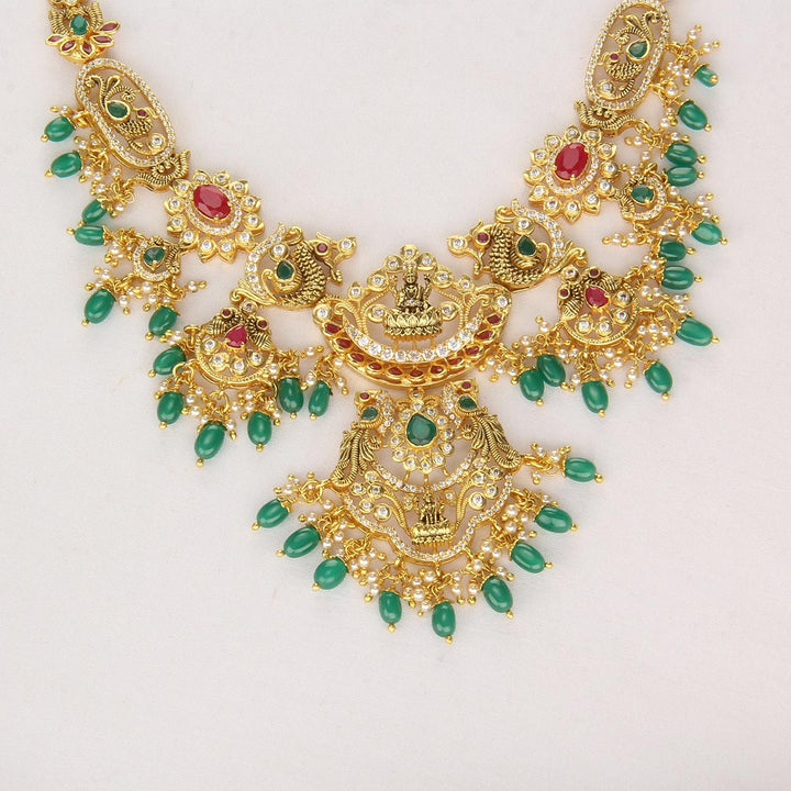 Kyra Pakshi Short Necklace Set