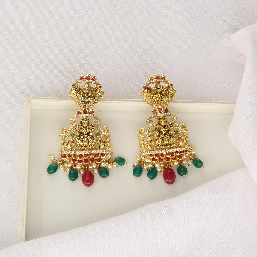 Mysha Pakshi Short Necklace Set