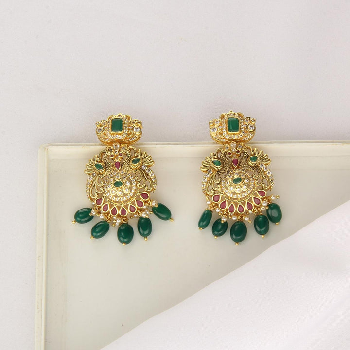 Varshitha Pakshi Long Necklace Set