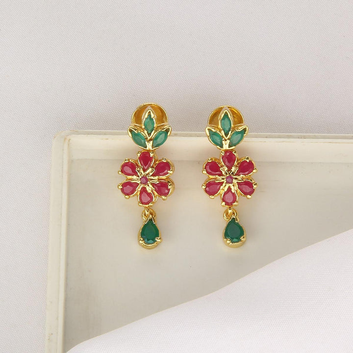 Pranavi Pakshi Short Necklace Set