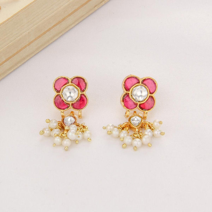 Pretty Pink Kundan Choker Set