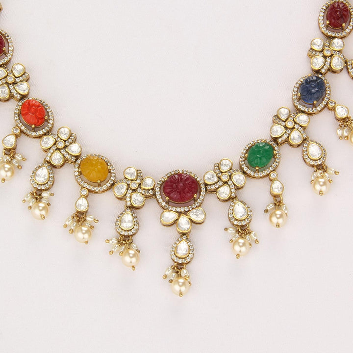 Janvi Short Necklace Set