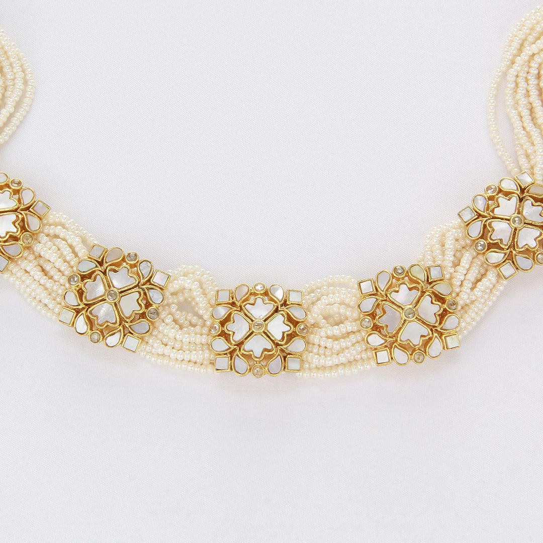 Pragya Kundan Choker Necklace Set