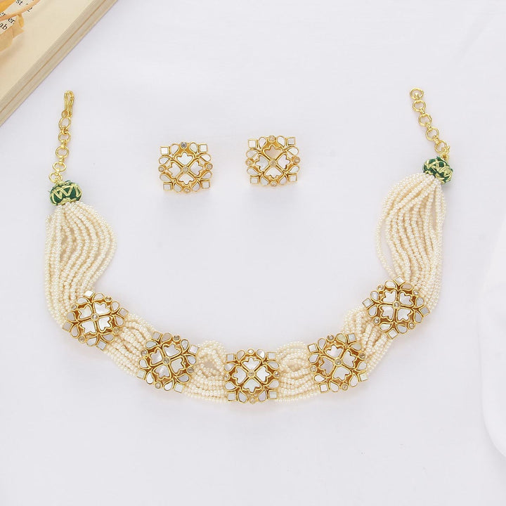 Pragya Kundan Choker Necklace Set