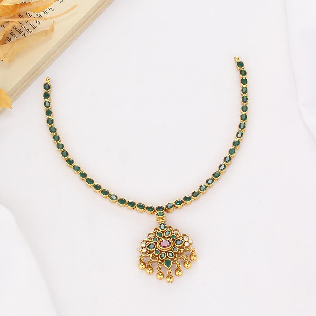 Dhakshi Reversible Short Necklace