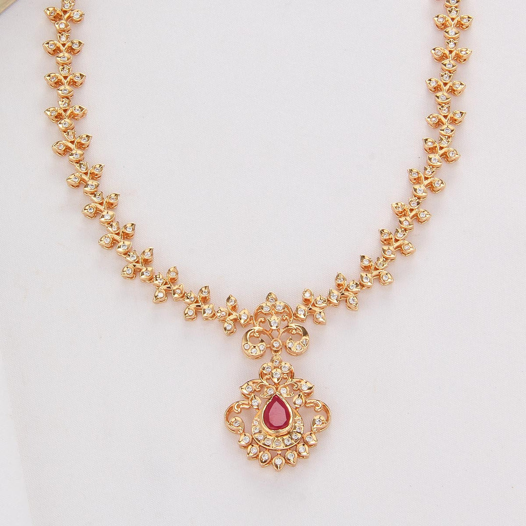 Dazzura Short Necklace Set