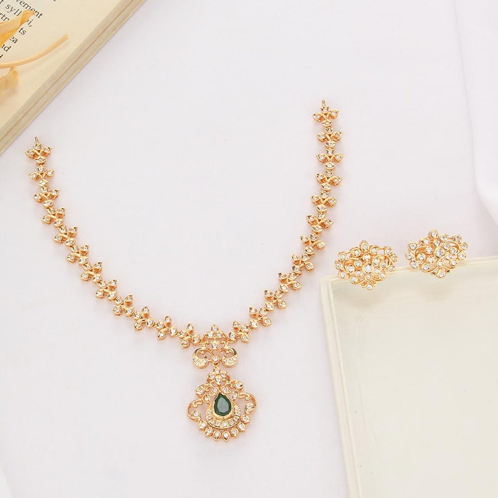 Yashvika Short Necklace Set