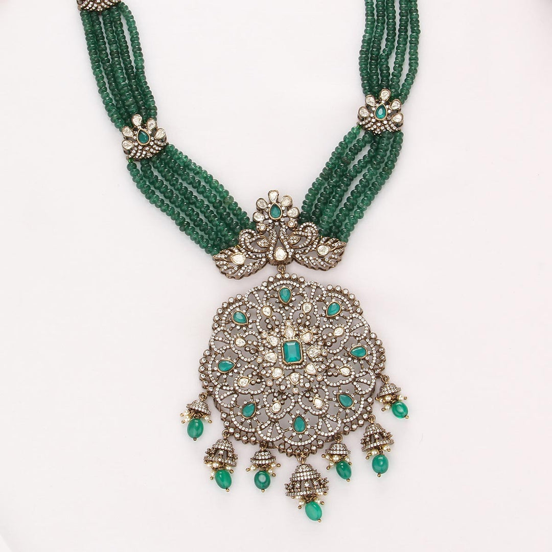 Helyna Victorian Long Necklace set