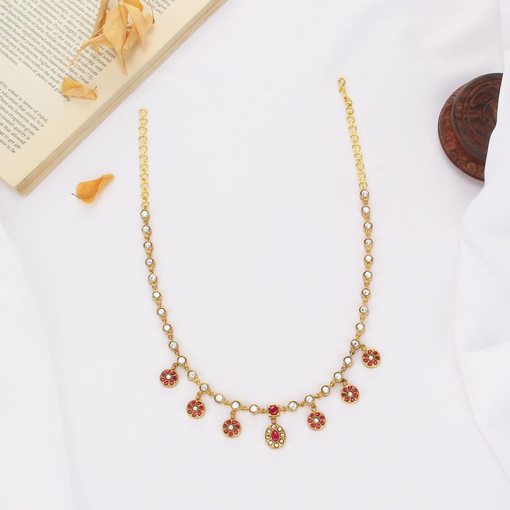 Hesitha Kundan Short Necklace