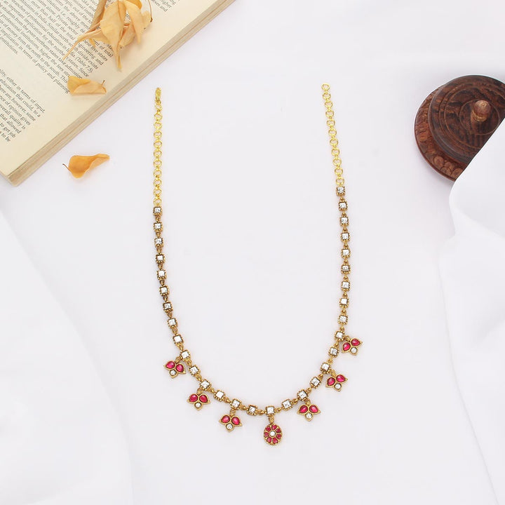 Aadhimikha Kundan Short Necklace