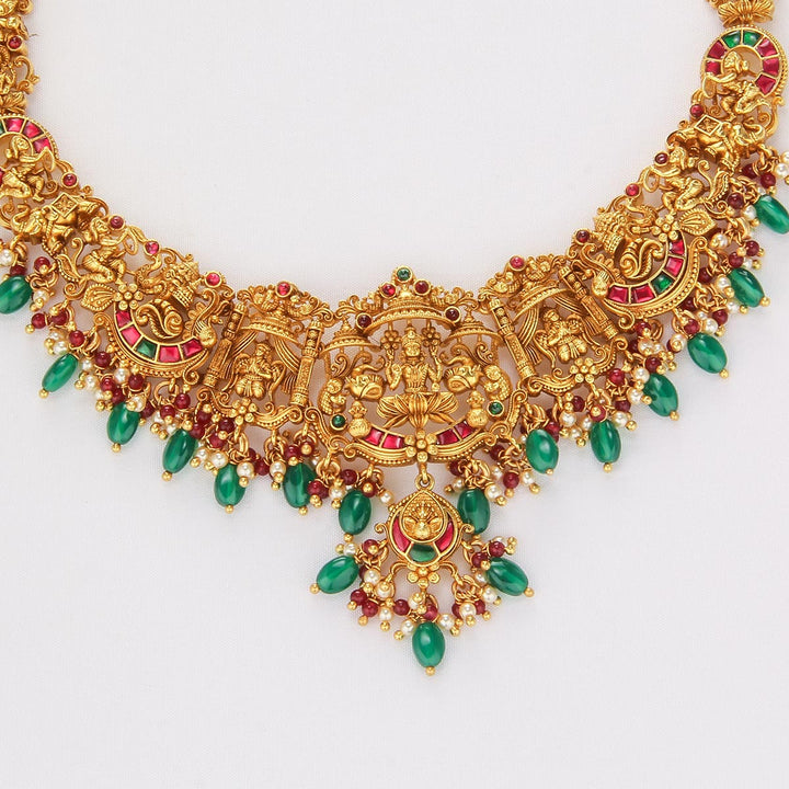 Ishithaya Nagas Short Necklace Set